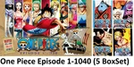 One Piece Episodes 1-1040 5 Box Set Complete Collection Anime Dvd English Dub. Fixed Price $260.99.