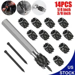 14PCS 3/8" Double Sided Rotary Spot Cutter Remover Drill Bits Welds Kit. Fixed Price $15.98.