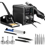 Tlbzk 878D 2IN1 Hot Air Iron Station Kit For Rework, Desoldering Pu.... Fixed Price $90.27.