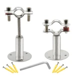 Piutouyar Pcs Stainless Steel Wall Dia: 32MM (fit For 1INCH Pipe), Silver. Fixed Price $17.19.