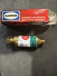 Harris Model 88-5 Fbhfrr Regulator-type Oxygen Flashback Arrestor (r) 4301652. Fixed Price $125.00.