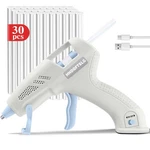 Hhdqftslg Mini Hot Glue Gun Kit With 30 Sticks, Fast Preheating White. Fixed Price $22.96.