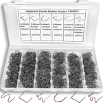 1400 Plastic Welding Staples Kit Welder 6 Different Shapes Stainless Steel ,..,,. Fixed Price $15.99.