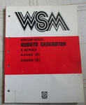 Kubota A4300 A5000 Generator Workshop Service Repair Manual. Fixed Price $23.00.