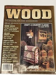 Wood Magazine Better Homes & Gardens February 1987 Issue No 15 Project Packed. Fixed Price $7.16.