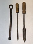 Two Vintage Antique Hand Soldering Irons & Other Tool. Fixed Price $19.99.