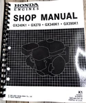 HON-TSB-002 Honda Gx 240 270 340 390 K1 Service Manual Lay Flat Book. Fixed Price $22.83.