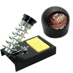 Liyafy Soldering Iron Holder Stand Black Base 1PC Ball Shell .... Fixed Price $13.35.
