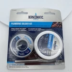 Silver Bearing Lead Free Plumbing Solder Kit Flux & Brush Bernzomatic SSW400PK. Fixed Price $32.99.