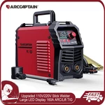 Arccaptain 160A Stick Welder Arc/lift Tig Mma Led Display With Synergic 110/220V. Fixed Price $89.99.