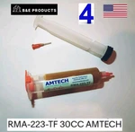 4PCS Genuine Amtech!! RMA-223-TF Rosin Mildly Active Tacky Flux 30CC ROL0. Fixed Price $119.94.
