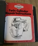 Briggs & Stratton Twin, Single, Ohv Engine Repair Manual 89 #1J-2491-Y15. Fixed Price $60.00.
