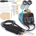 Yihua 939D-VII Pyrography Tool Wood Burning Pen Kit Station 2-IN-1 Solid-point. Fixed Price $187.19.