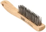 Forney 70520 Wire Scratch Brush, Stainless Steel With Wood Shoe Handle 8911075. Fixed Price $5.99.