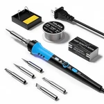 Soldering Iron Kit, 60W Gun With Ceramic Heater, 9-IN-1 Tool, Adju.... Fixed Price $15.34.
