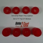 Sure Grip Power-trac 95A Red Double Action Cushions Set Of 4-TOP & 4-BOTTOM. Fixed Price $39.99.