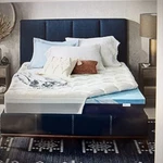 Sleep Innovations Dual Layer 4 Inch Memory Foam Mattress Topper, Full Size,. Fixed Price $99.99.