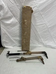 Vintage Ncg Rego Oxy Acetylene Cutting Torch Lot SA483 Chemetron Brass + Box. Fixed Price $74.10.