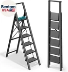 6 Step For High Ceiling, Lightweight Folding Ladders, With Handrails &. Fixed Price $199.87.
