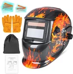 Welding True Color Helmet Auto Darkening Hood With Adjustable Shade Range 4/9-13. Fixed Price $52.99.