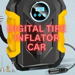 Digital Tire Inflator Car Air Pump Compressor Portable With Led Light Dc 12V. Fixed Price $60.00.