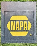 Vintage Napa Koneta Safety Gaurd Anti Sail Spray Black Yellow 24 X28 Mud Flap. Fixed Price $19.99.