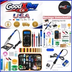 18-IN-1 Soldering Iron Kit With Digital Multimeter & Tips, Portable Blue. Fixed Price $29.40.
