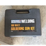 Chicago Electric 100W Corded Soldering Gun Kit, Model/mpn 64056. Fixed Price $17.50.