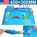 Phone Repair Silicone Pad Magnetic Work Mat Heat Insulation Soldering Iron Plat. Fixed Price $21.59.
