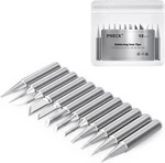 12 Pcs 900M Soldering Iron Tips, Hakko, Atten, Quick, Aoyue, Vastar. Fixed Price $9.98.