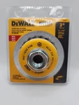 Dewalt 3" X 5/8"-11 Arbor Carbon Knot Wire Cup Brush (DW4910) New. Fixed Price $12.34.