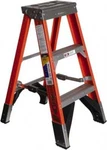 Werner 7403 2-STEP Fiberglass Ladder: 375 Lb Capacity, 3' Overall Height. Fixed Price $187.34.