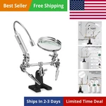 Helping Hand Magnifier Glass Stand - Magnifying Lens, Perfect For Soldering, .... Fixed Price $29.24.