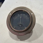 Vintage Amperes Gauge American Ever Ready Works National Carbon Co. Brass. Fixed Price $95.00.