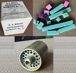 Vtg White No 11 Blowpipe Box National N-3 Brass Torch Tip Wax Lot Dentistry. Fixed Price $44.95.