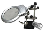 Se Illuminated Helping Hand Magnifier Led 3.5" Lens Dia 2X 6X Extra (14). Fixed Price $14.99.