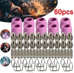 60PCS Plasma Cutter Torch Consumables Kit For SG-55, AG-60, WSD-60 CUT50 60AMP. Fixed Price $27.96.