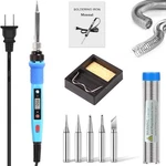 Ldk 80W Soldering Iron Kit, Lcd Digital Welding Blue. Fixed Price $24.99.