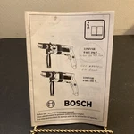 Bosch Hammer Drill Instruction Book Owners Manual 1195VSR. Fixed Price $8.16.