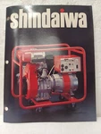 Shindaiwa Sales Brochure G1000 G2000 G3000 G4000 Generator. Fixed Price $19.70.