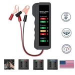 12V Car Battery Tester With 6 Led Indicators - Safe & Durable Automotive Tool. Fixed Price $14.07.