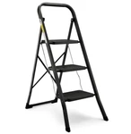 Ladder 3-STEPS Folding Stool For Adults With Anti-slip Pedal 330 Lbs Cap.... Fixed Price $39.87.