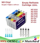 220XL Alternative No Chip Refillable Cartridge XP-320 XP-420 XP-424 WF-2660. Fixed Price $17.95.