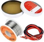 Accencyc Solder Core Wire And Rosin Paste Flux Kit Tin Lead Red, Black. Fixed Price $63.98.