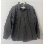 Gravel Gear Shirt Mens Xl Gray Flannel Lined Canvas Button Up Workwear. Fixed Price $37.00.