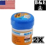 Two Mechanic XG50 Solder Paste, Flux IPX3, Pcb, Weight 35G 183C. Fixed Price $15.49.