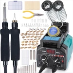Yihua 939D-II Pyrography Pen Wood Burning Kit Station 2-IN-1 Solid-point.... Fixed Price $130.61.