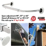Extension Ladder Adjustable Stand-off Stabilizer For Cleaning Roof Gutter Window. Fixed Price $209.71.