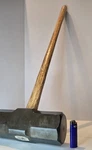 30LB Billet Hammer. Heavy Duty Blacksmith Concrete Demo. Fixed Price $1250.00.