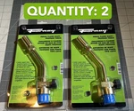 2-PACK Lot Forney Pencil Flame Propane Mapp Torch 61539 Brass Stainless Steel. Fixed Price $38.62.